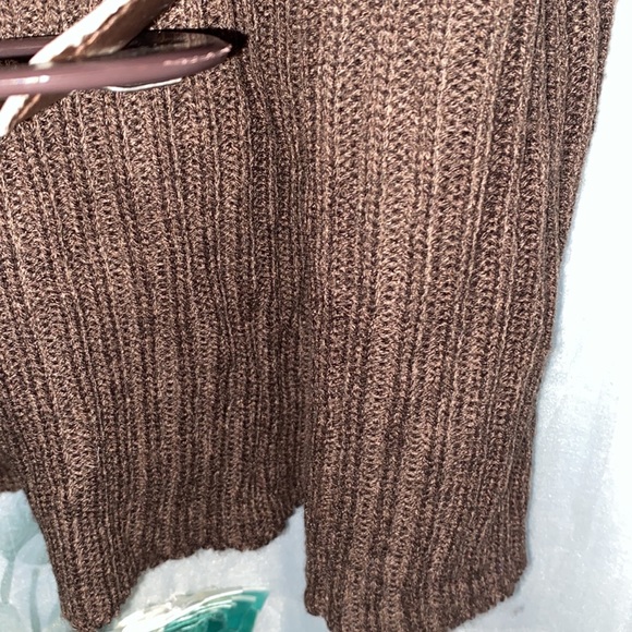 BRITTANY BLACK BROWN SWEATER DRESS SZ XL - Picture 8 of 14